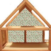 Puppenhaus Wallpaper in kleinem Maßstab Mini-Rose Aufkleber