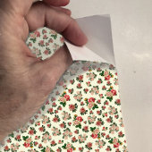 Puppenhaus Wallpaper in kleinem Maßstab Mini-Rose Aufkleber