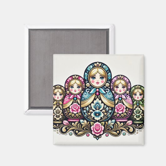 Puppenkammagnet Magnet (Vorderseite/Rückseite)