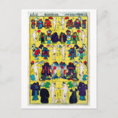 Puppenkatze, Utagawa Yoshifuji, Ukiyo-e Postkarte (Vorderseite)