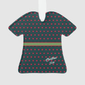 Puppenkleid Figurine Christmas Thirt Ornament (Rückseite)