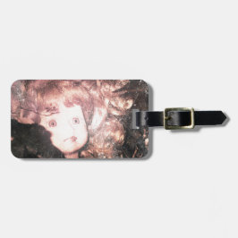 Puppenkopf Gepäckanhänger