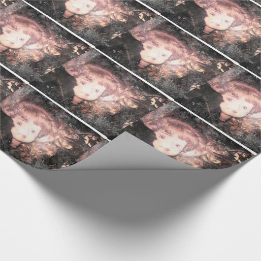 Puppenkopf Geschenkpapier (Ecke)