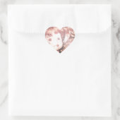 Puppenkopf Herz-Aufkleber (Tasche)