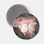 Puppenkopf Magnet (Vorderseite/Rückseite)
