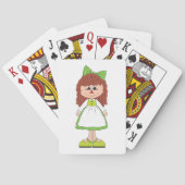 Puppenmädchen Spielkarten (Rückseite)