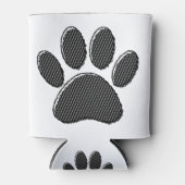 Puppenpfeil mit schwarzem und weißem Streifen Dosenkühler (Vorderseite)