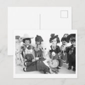 Puppenporträt - Freunde Postkarte (Vorne/Hinten)