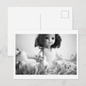Puppenporträt - Modedoll Postkarte (Vorne/Hinten)