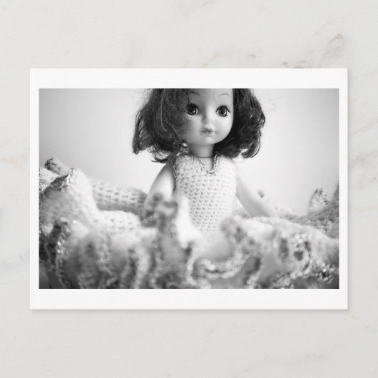 Puppenporträt - Modedoll Postkarte (Vorderseite)