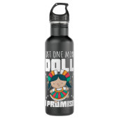 Puppensammler-Funny-Zitat nur noch ein Puppe ich p Edelstahlflasche (Vorderseite)