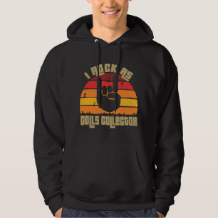 Puppensammler Sonne Vintage-Stil Bunt Hoodie