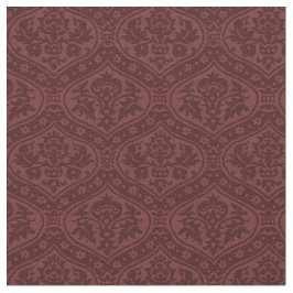 Puppenskala Renaissance Damask, Claret Red Stoff