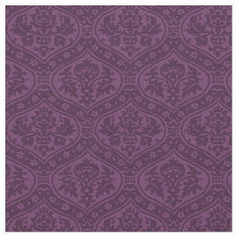 Puppenskala Renaissance Damask, Lila Stoff