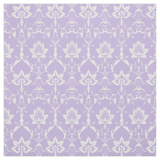 Puppenskala Renaissance Damask, Lilac Stoff (Muster)