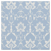 Puppenskala Renaissance Damask, Sky Blue Stoff (Nahaufnahme)