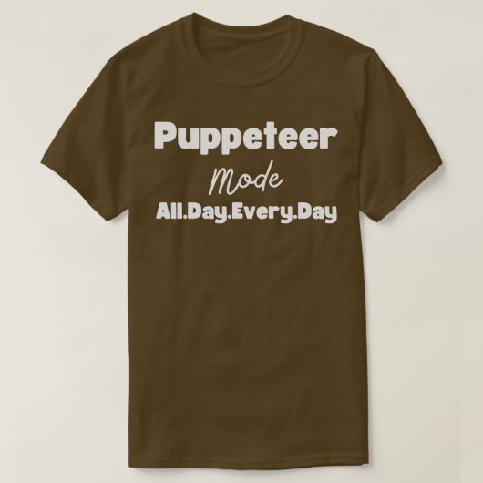 Puppenspieler T-Shirt (Design vorne)