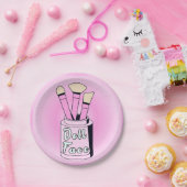 Puppentheater - Canvas Print der 40er Jahre Pappteller (Party)