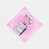 Puppentheater - Canvas Print der 40er Jahre Serviette (Ecke)