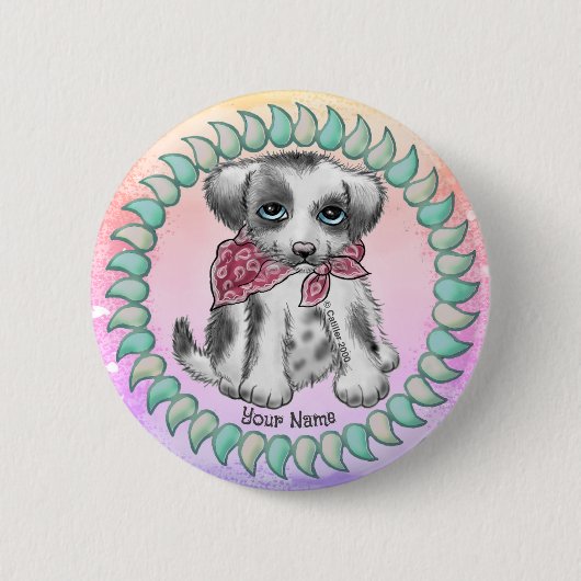 Pupper Dog Button (Vorderseite)