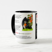 PUPPER PEPPER POPPERS Dog treats  Art Muse Recipe  Tasse (Vorderseite Links)