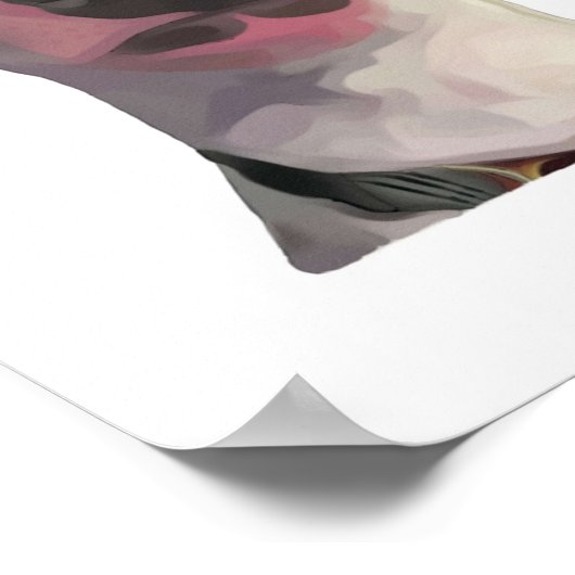 PupperNelson Cartoon Meme Face Poster (Ecke)