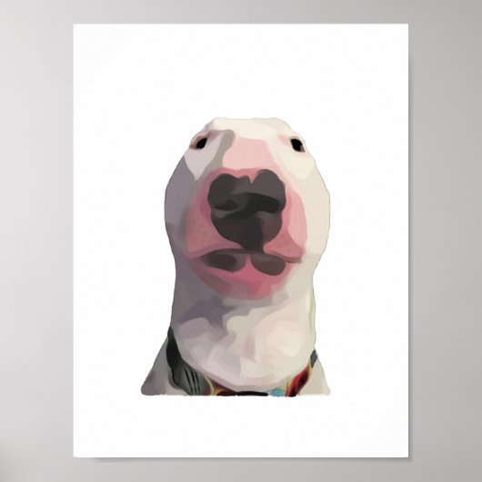 PupperNelson Cartoon Meme Face Poster (Vorne)