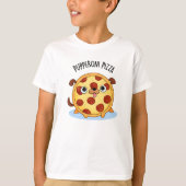 Pupperoni Pizza Funny Pizza Pun T-Shirt (Vorderseite)