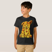 Pupperoni Pizza Liebe Funny Women Hund Liebhaber W T-Shirt (Vorne ganz)
