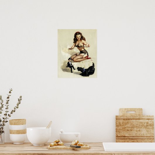 Puppet-Button Poster (Küche)