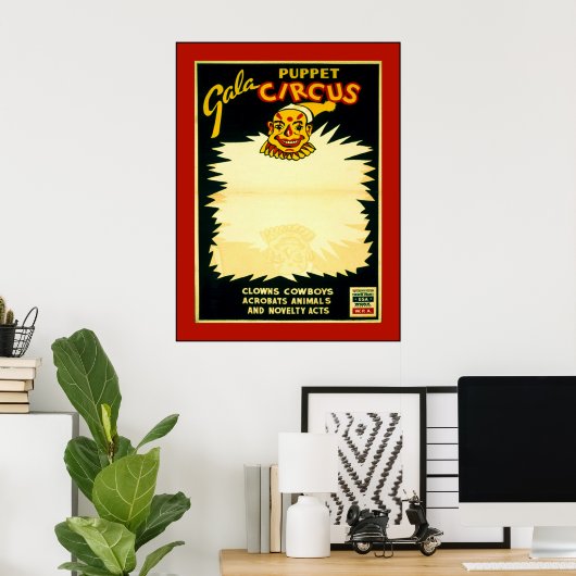 Puppet Circus Poster (Heimbüro)