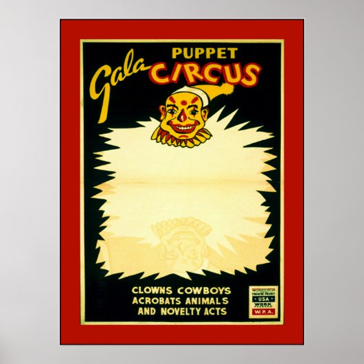 Puppet Circus Poster (Vorne)