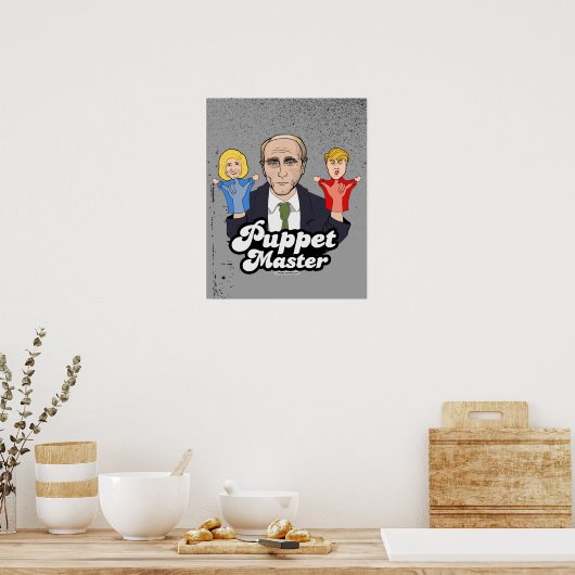 Puppet-Meister Putin Poster (Küche)