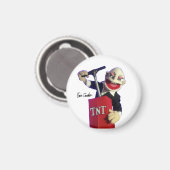 Puppet punk with TNT plunger Magnet (Vorderseite/Rückseite)