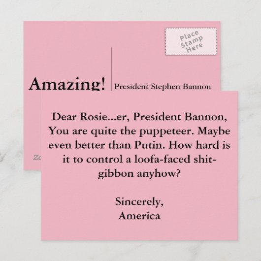 Puppeteer Postkarte (Vorne/Hinten)