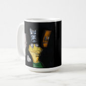 Puppets in the dark ( Erica Crooks puppet art ) Kaffeetasse (Vorderseite Links)