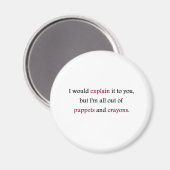 PUPPETS UND KRAYONEN MAGNET (Vorderseite/Rückseite)