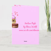 Puppie Birthday Card Karte (Rückseite)