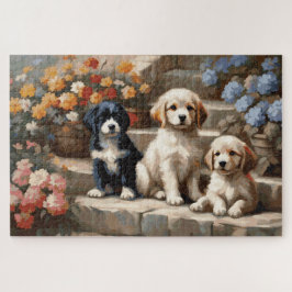 Puppies Classic Garden Puzzle