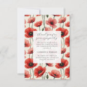 Puppies floral Memorial Foto Beileid Beerdigung Dankeskarte (Vorderseite)