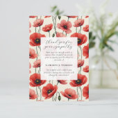 Puppies floral Memorial Foto Beileid Beerdigung Dankeskarte (Stehend Vorderseite)