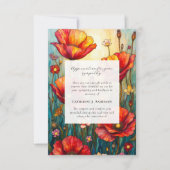 Puppies floral Memorial Foto Beileid Beerdigung Dankeskarte (Vorderseite)