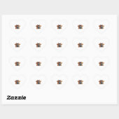 Puppies Herz-Aufkleber (Blatt)