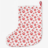 Puppies in Pajamas Dog Großer Weihnachtsstrumpf (Rückseite)