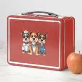 Puppies  metall brotdose (Beispiel)