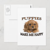 PUPPIES POSTKARTE (Vorne/Hinten)