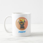 PupPod Squeaker Achievement Abzeichen Kaffeetasse (Links)
