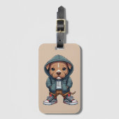 Puppy1 Gepäckanhänger (Vorderseite Vertikal)