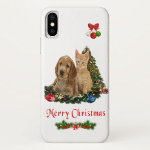 Puppy and kitten iPhone X case