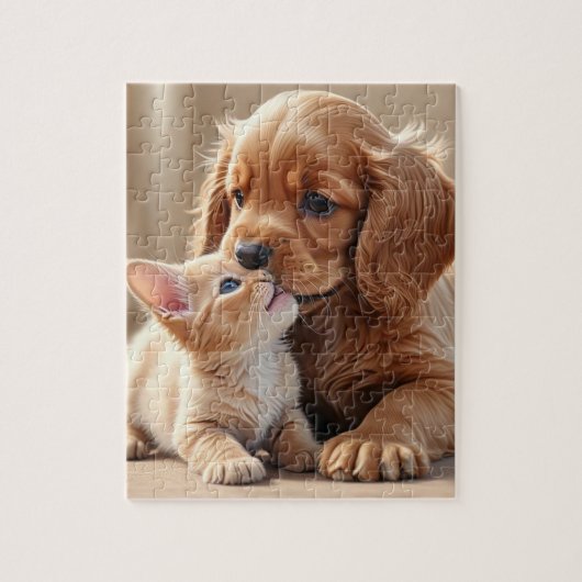 Puppy and Kitten Puzzle (Vertikal)